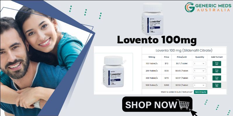 Lovento 100 mg Fast-Acting Tablets – A Complete Guide for Better Intimacy