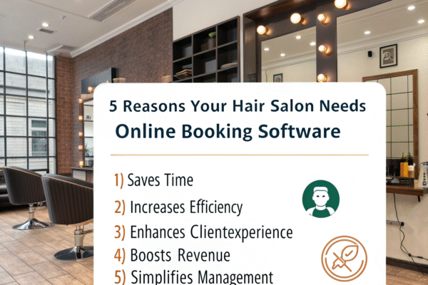 5 Reasons Your Hair Salon Needs Online Booking Software Hair salon online booking system
