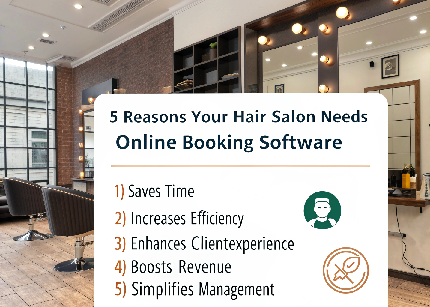 Hair salon online booking system