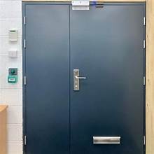Latham steel door